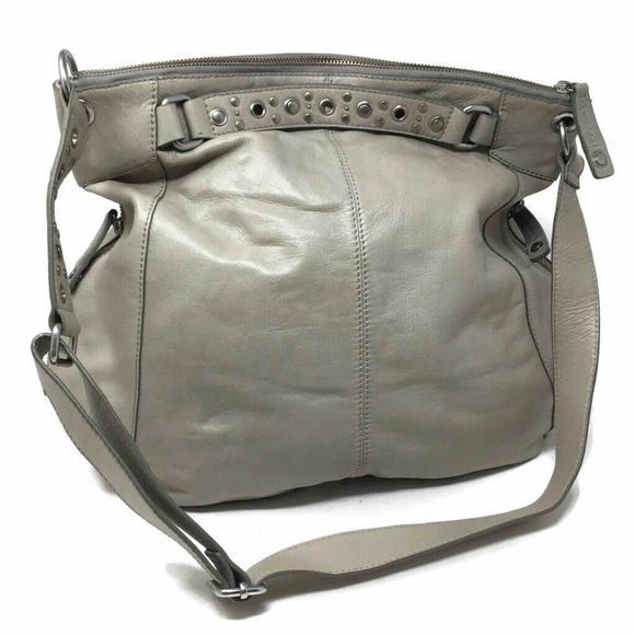 Banana Republic Handbags - Banana Republic Womens Grommet Tote Bag Pearl Grey